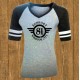 Grey and Black Ladies Support Tshirt