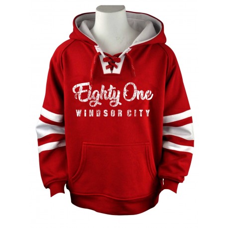 Red Support Hockey Hoodies