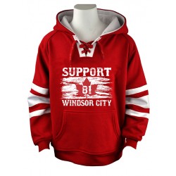 Support 81 Canadian Flag Hockey Hoodie