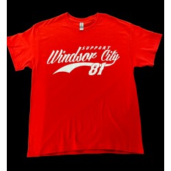 Support 81 Windsor City Red T-Shirt