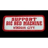 Support Big Red Machine Red and White Patch