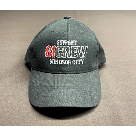 81 Crew Black Baseball Cap