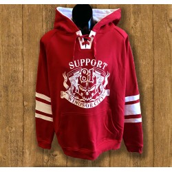 Support 81 Canadian Flag Hockey Hoodie