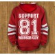 Support 81 Canadian Flag Hockey Hoodie