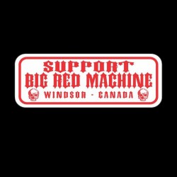 SUPPORT BIG RED MACHINE DECAL